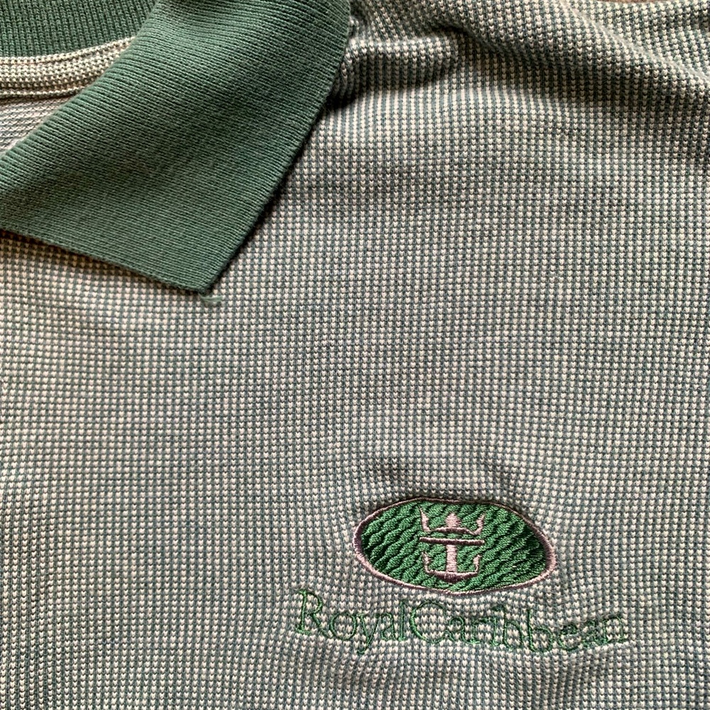 Vintage 1970s Royal Caribbean Logo Polo